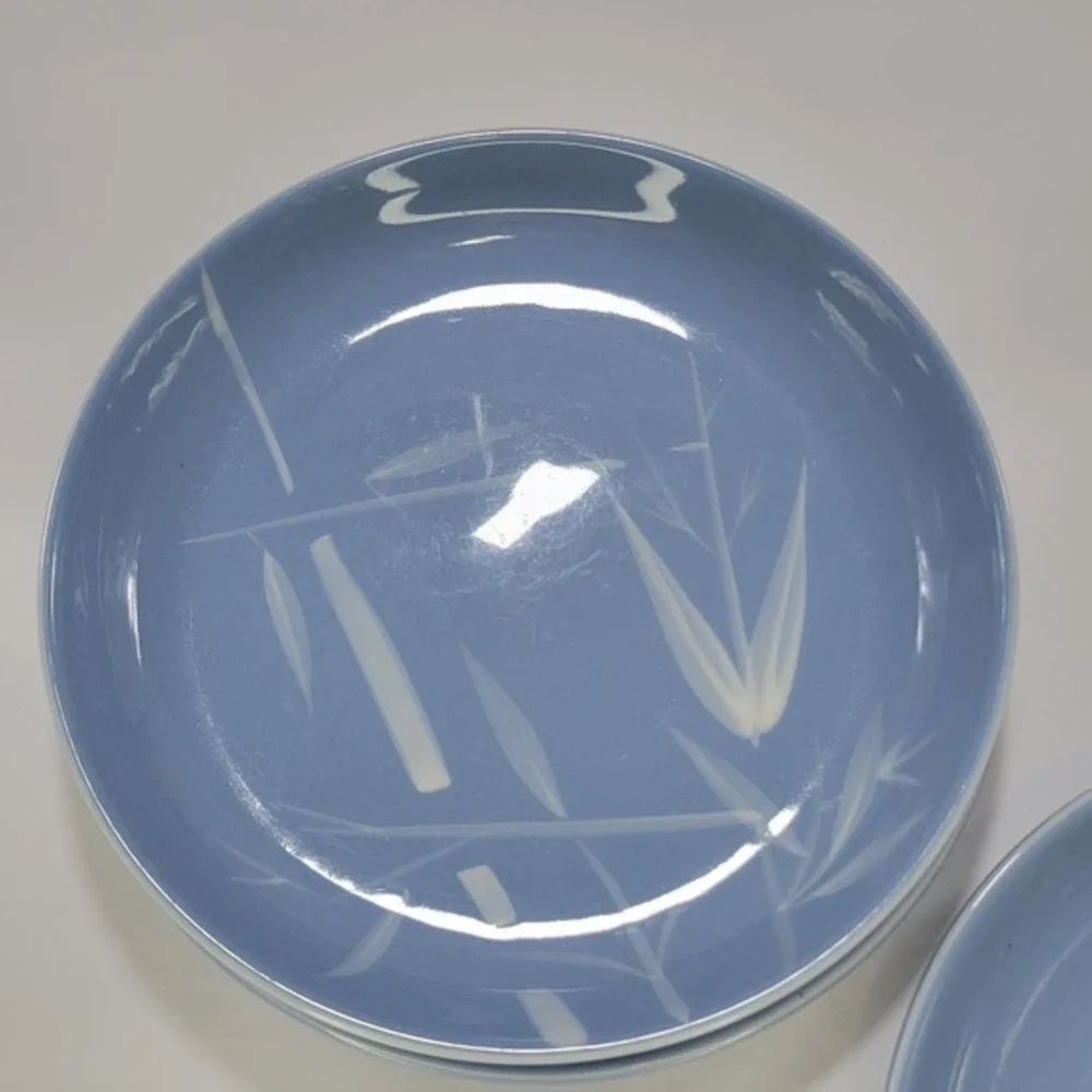 Vintage Winfield China Blue Pacific Three Salad Plates